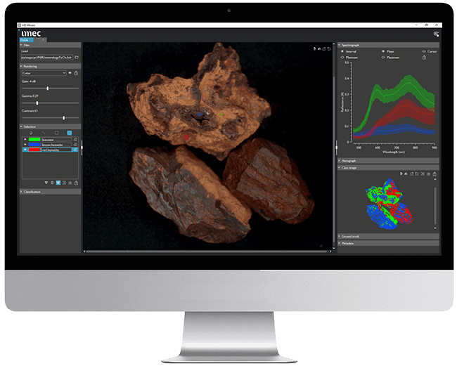 Hyperspectral imaging software